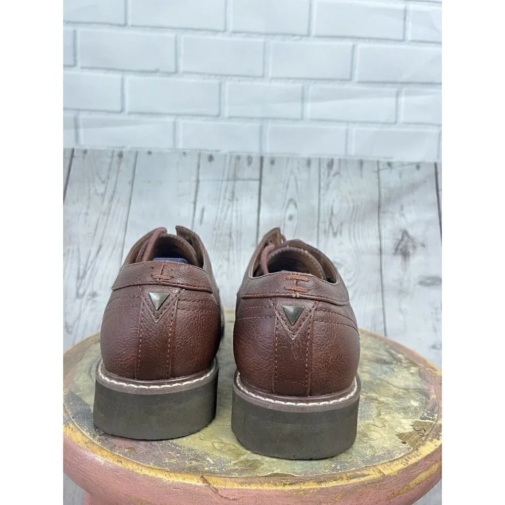 Guess Brown Faux Leather Dress Shoes Men's 8 Wedding‎ Groomsman Formal Business